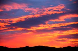 Sunrise over Pizarra, Spain xxx 2008